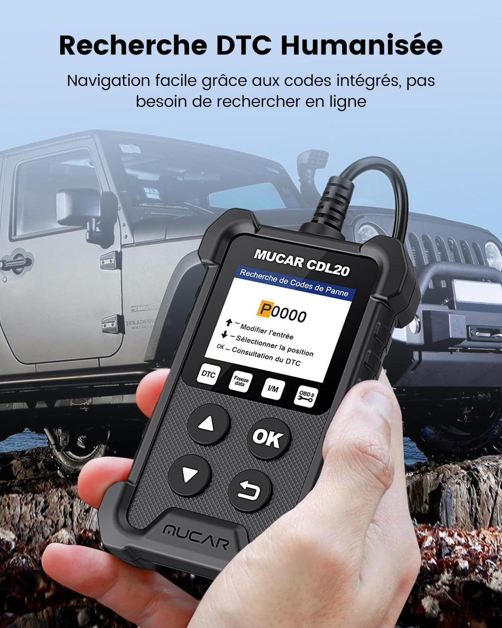 Mucar CDL20 OBD2 Valise Diagnostic Auto